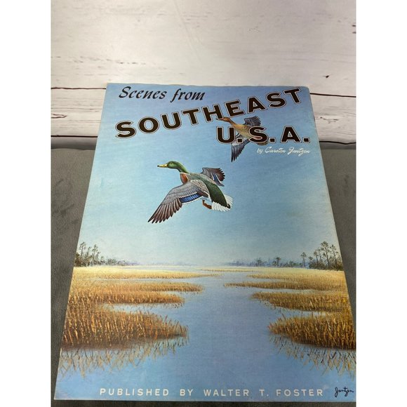 Scenes From The Southeast U.S.A. By Carsten Jantzen Published Walter Foster Book - Picture 5 of 8